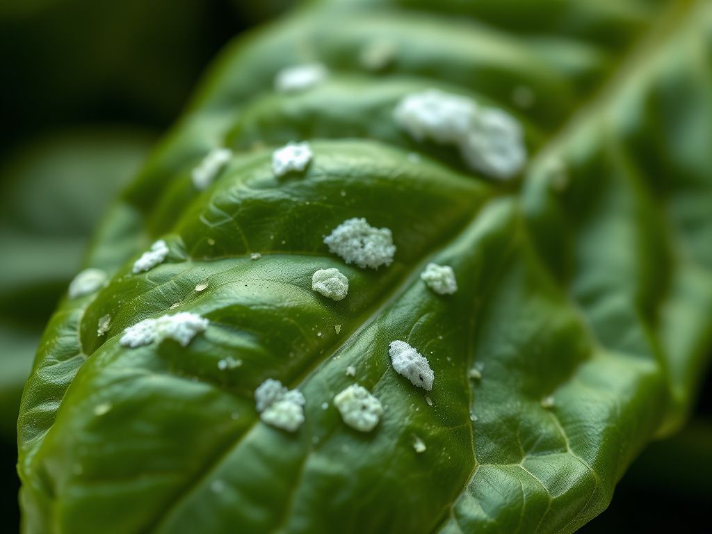 ほうれん草の白い斑点や葉の縮み、その正体と原因