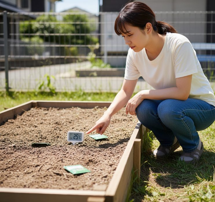 種まき時期が発芽しない原因?