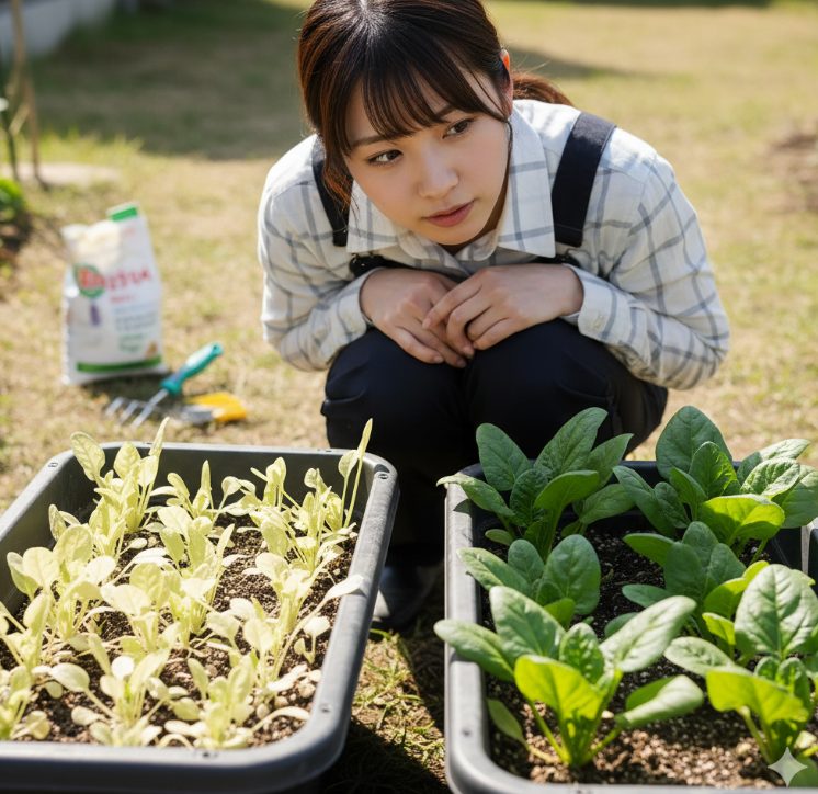 生育不良でほうれん草の栽培失敗をしないコツ