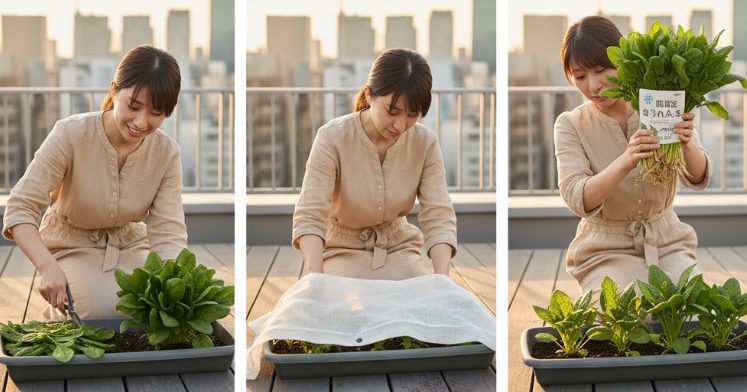 ほうれん草の育て方でプランター栽培を成功させるコツ