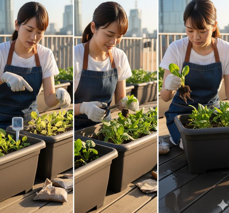ほうれん草が大きくならない原因とは