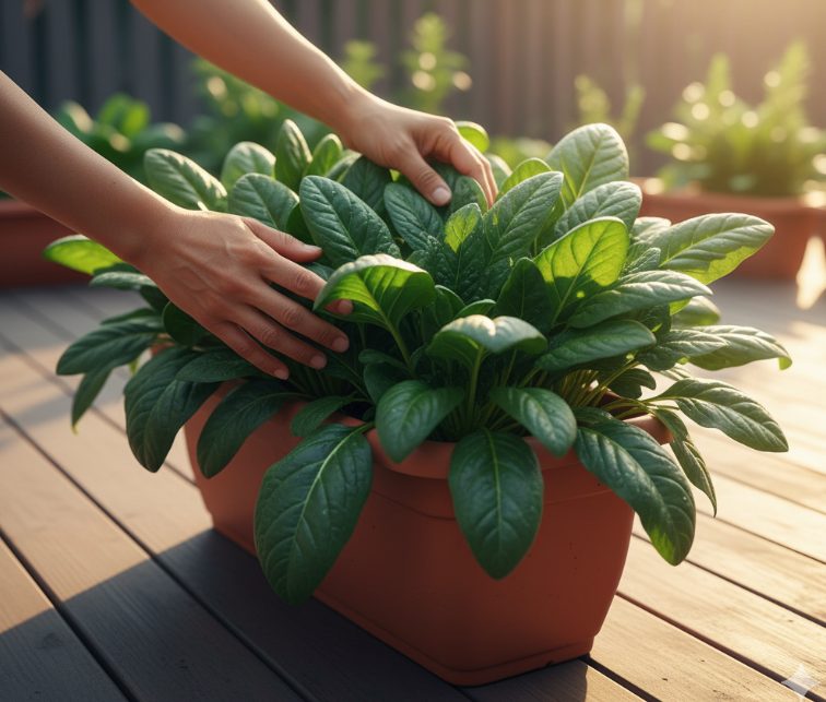 ほうれん草を大きくする方法