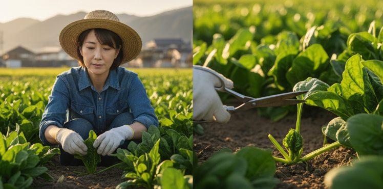 ほうれん草の収穫遅れを防ぐ栽培法