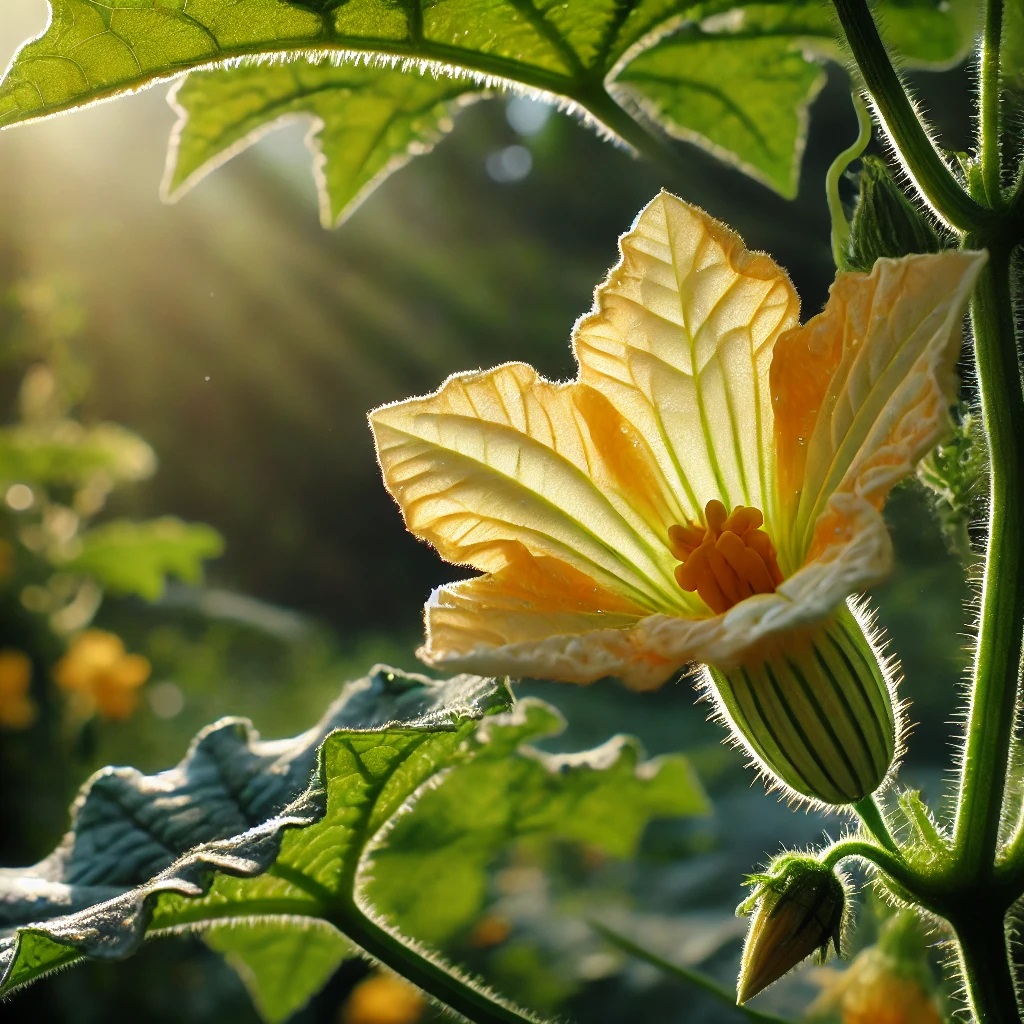 雌花の開花と受粉のタイミングを逃さない