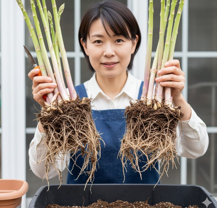 プランターでの株分けで収穫量を増やす