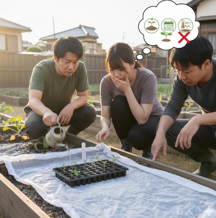 種からの栽培期間と注意点