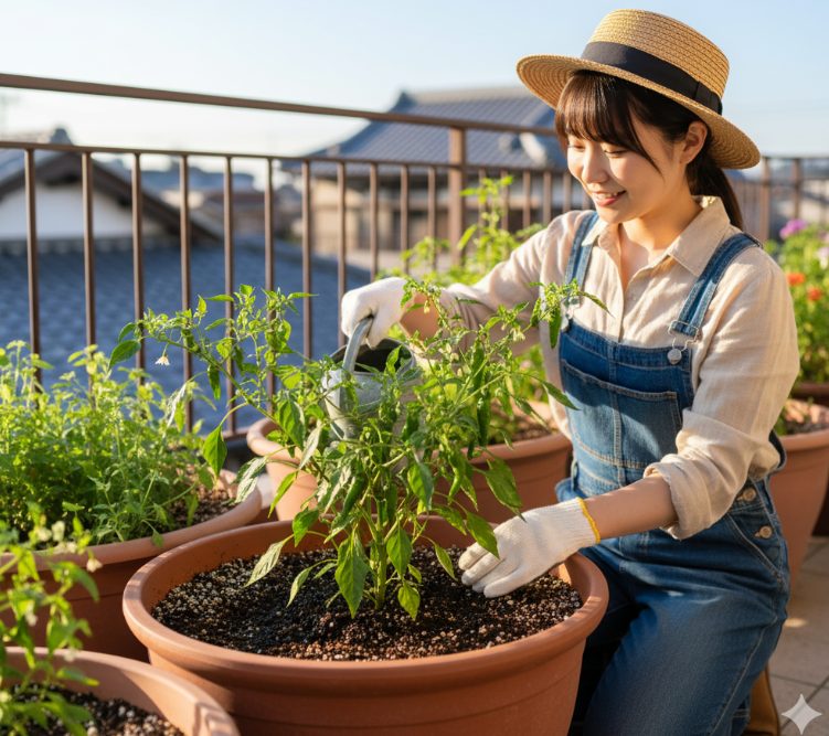 プランターでの唐辛子の育て方