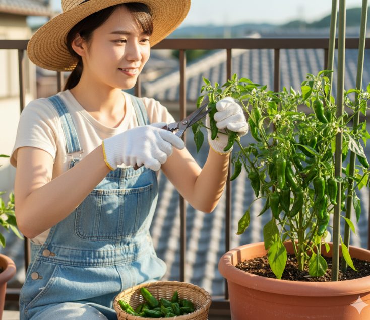 青唐辛子の収穫時期とタイミング
