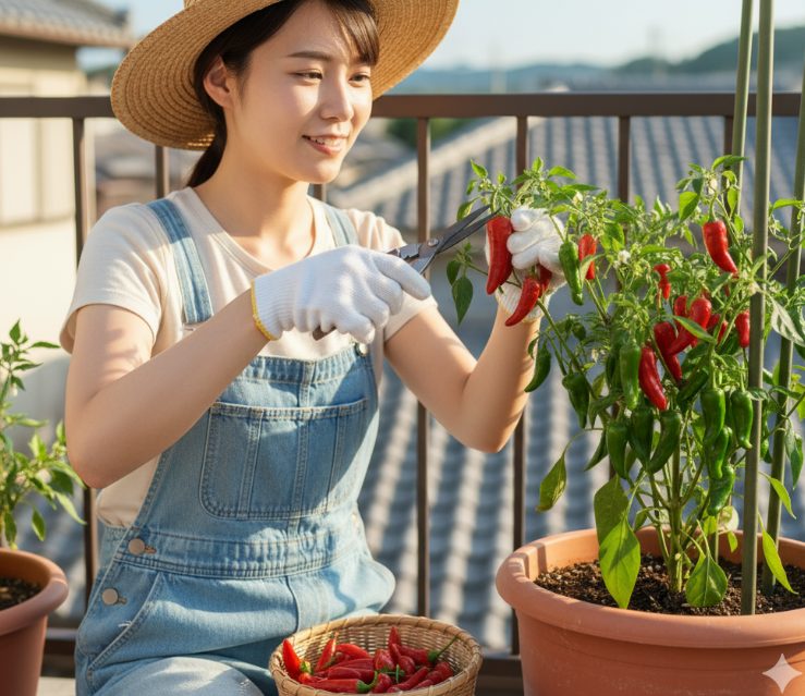 赤唐辛子の収穫時期はいつか