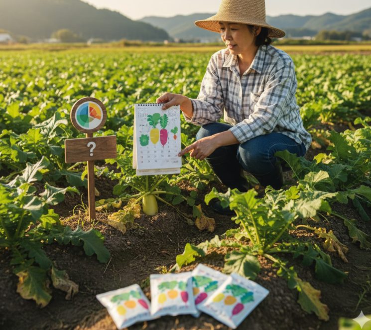 適切な大根の種まき時期はいつ？