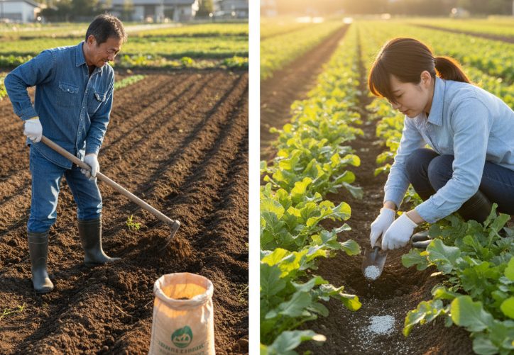 大根の元肥と追肥のやり方の基本