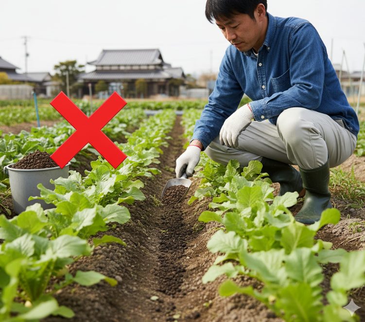 鶏糞を大根の肥料に使う際の注意点