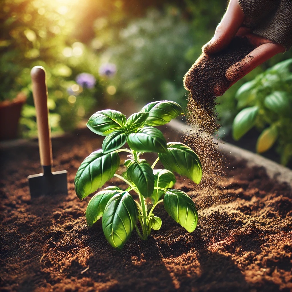 家庭にあるもので代用できるバジルの肥料