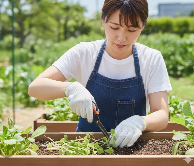 元気に大きくする方法は間引きも重要