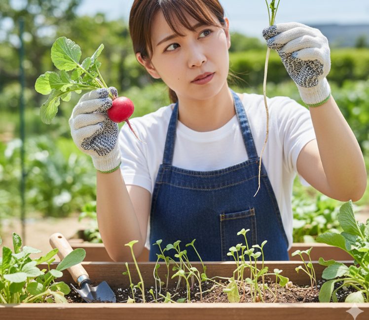 ひょろひろの二十日大根を上手に育てるコツ