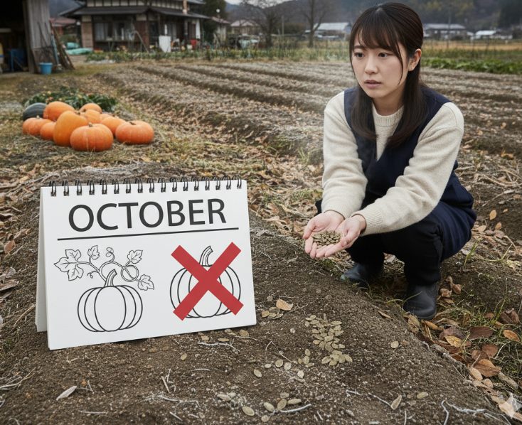 かぼちゃの種まきは10月でも可能？秋栽培の基本