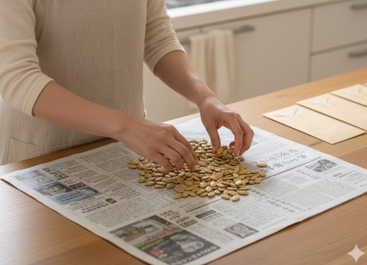 食べたかぼちゃの種を保存する方法