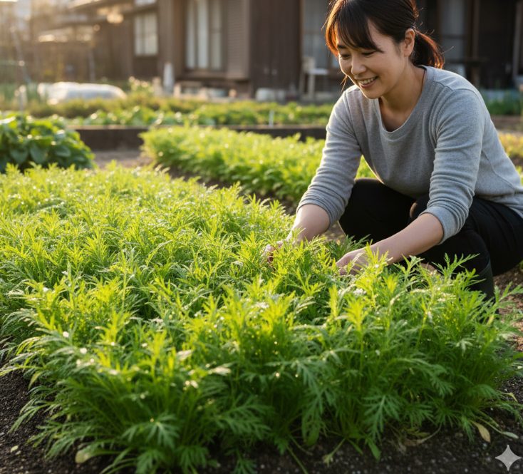 水菜を間引きしない栽培の基本