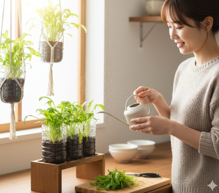 ペットボトルでの栽培も手軽