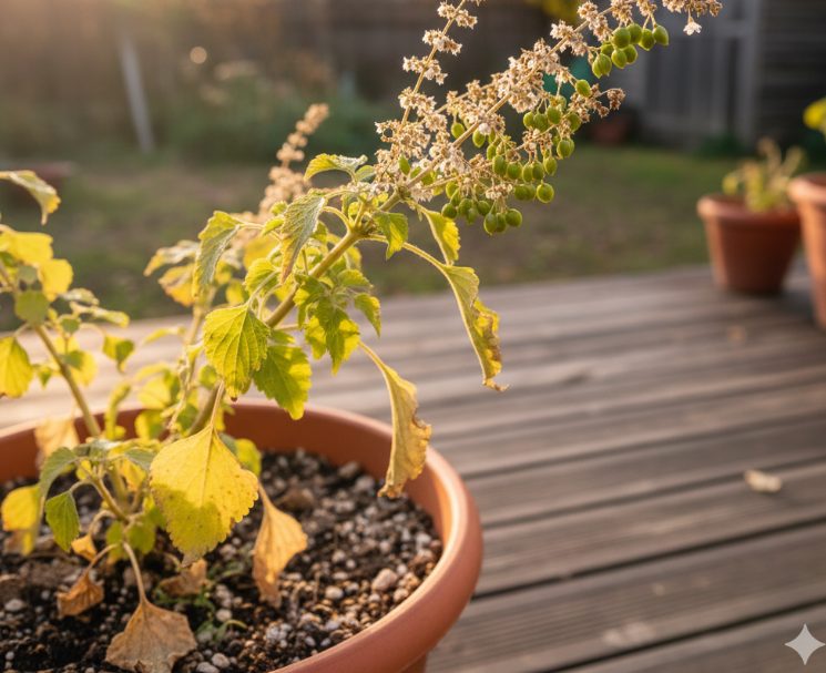 花が咲くと大葉栽培は終わり？