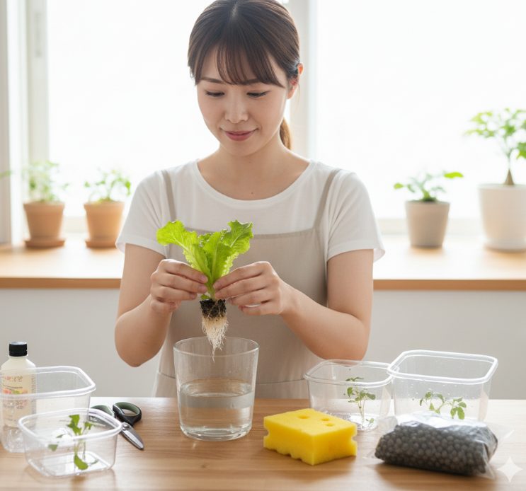 サニーレタス水耕栽培の始め方と準備