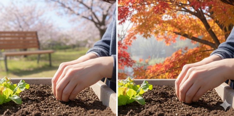 最適な種まき時期と発芽の関係