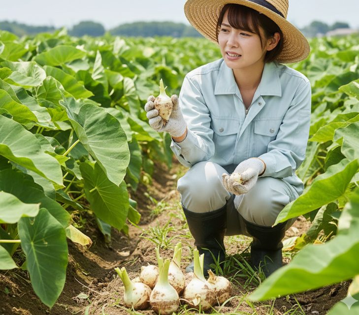 里芋の収穫が早すぎてもダメな理由
