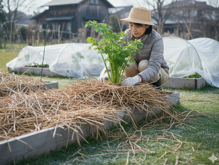 セロリの植えっぱなし栽培の管理と注意点
