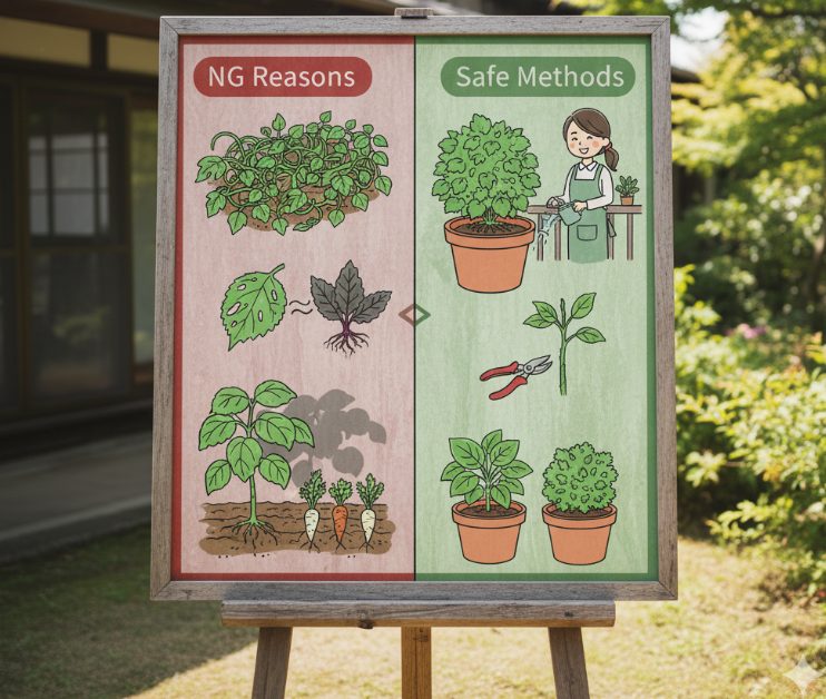 シソを植えてはいけない理由と対策まとめ