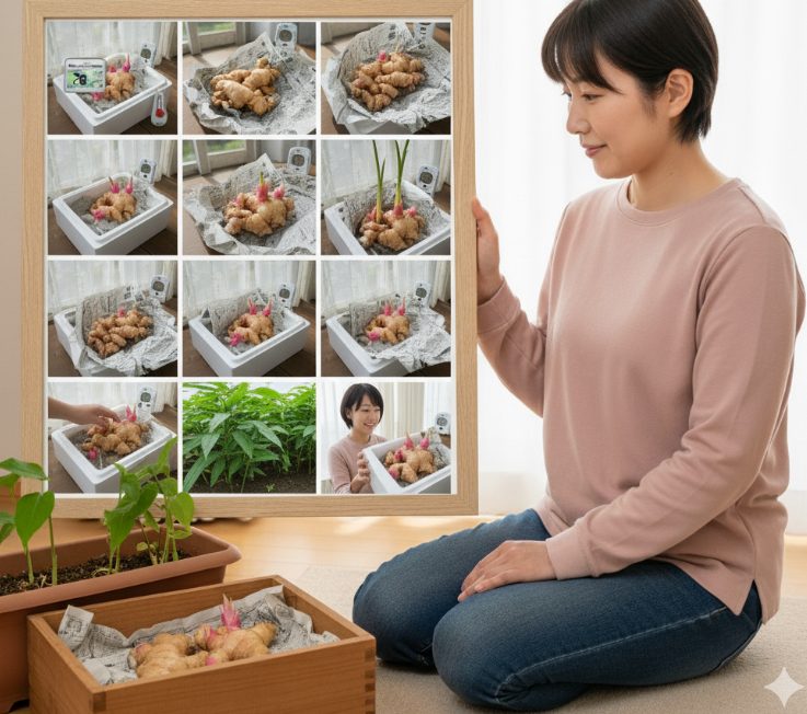 成功へ導く生姜の栽培 芽出しの要点
