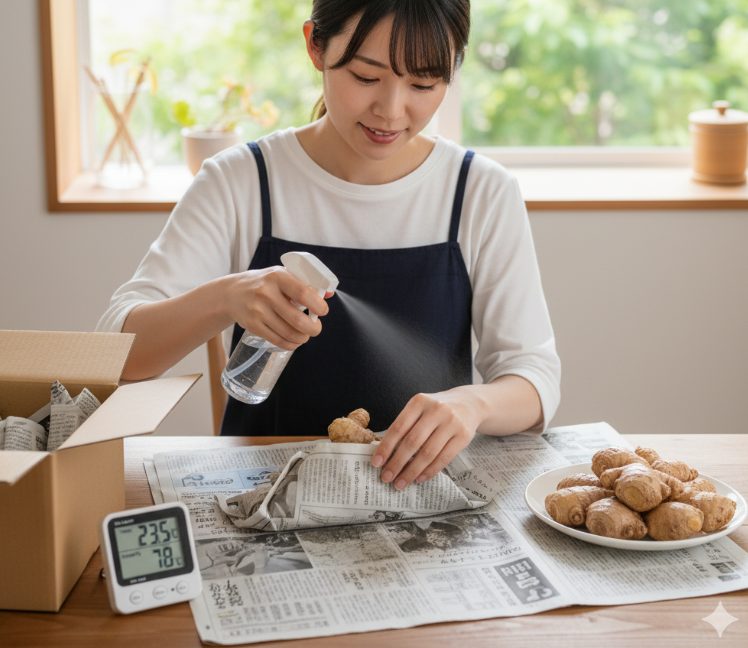 身近な新聞紙を活用する手順