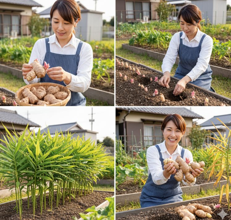 生姜を植えっぱなしにせず正しく育てる方法