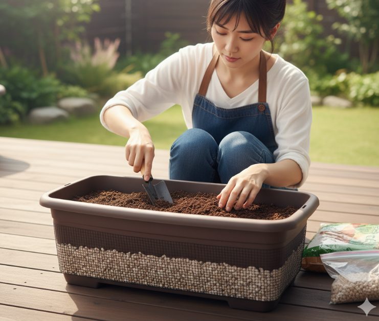 プランターでの基本的な植え方