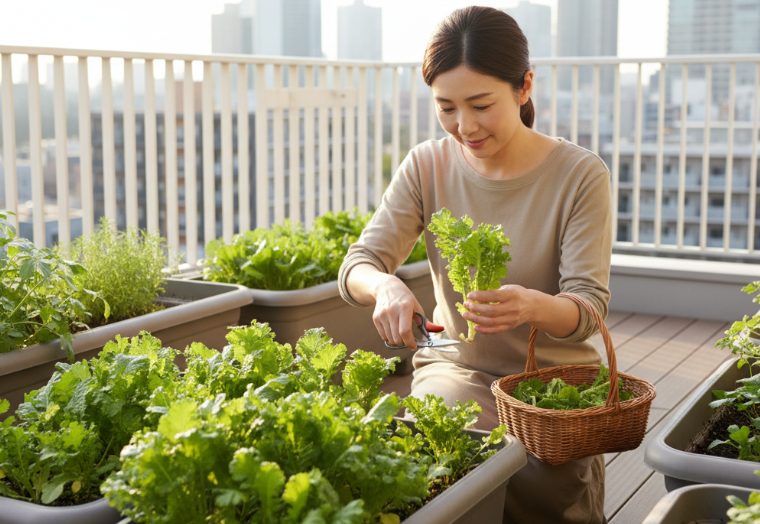 春菊を間引きしない栽培の基本