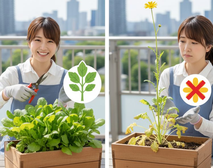 花が咲いたらもう食べられない?