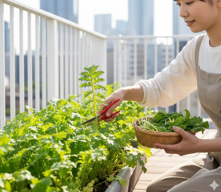 間引きをしない春菊の育て方