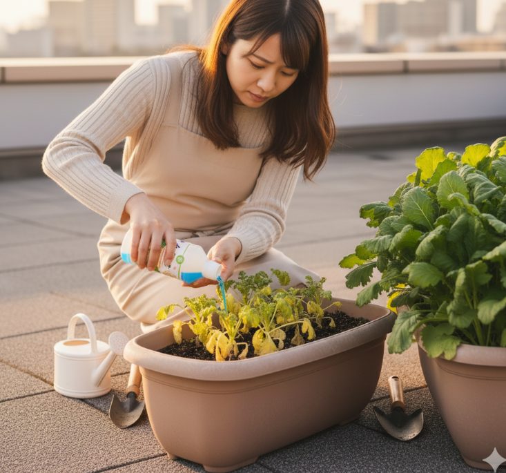 春菊が大きくならない時の対処法