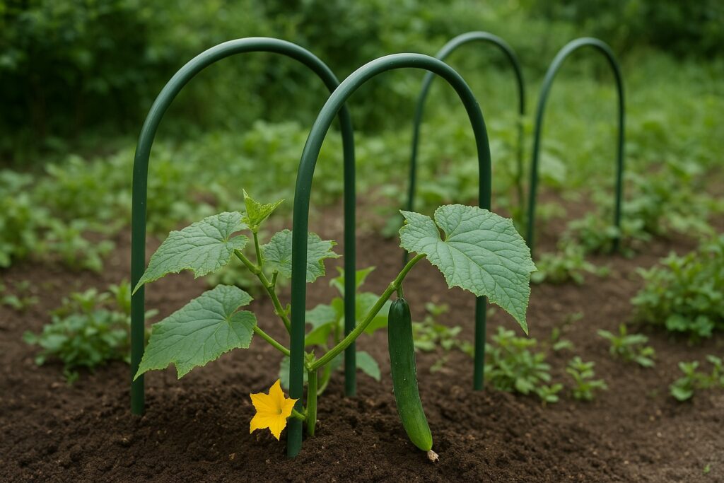 支柱設置後の水やりと肥料管理