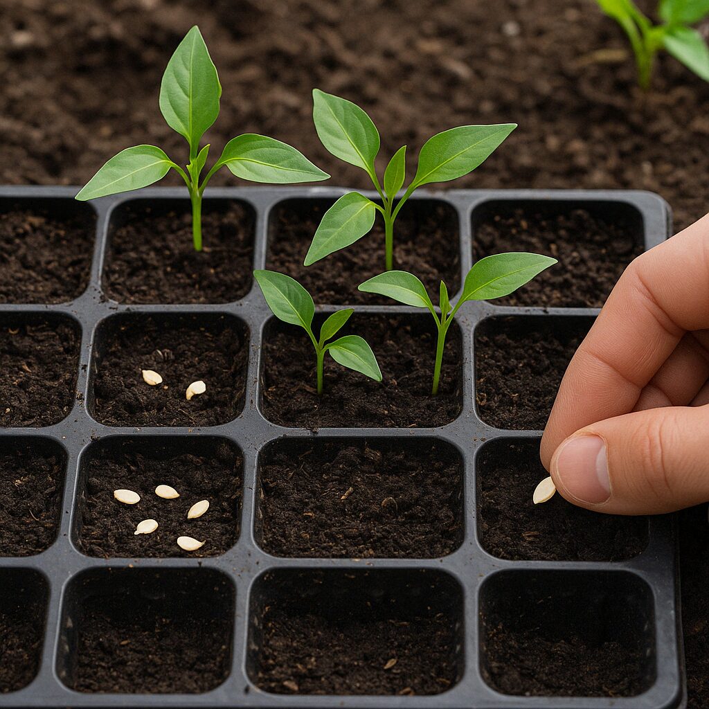 パプリカ種まき時期の目安と発芽のコツ