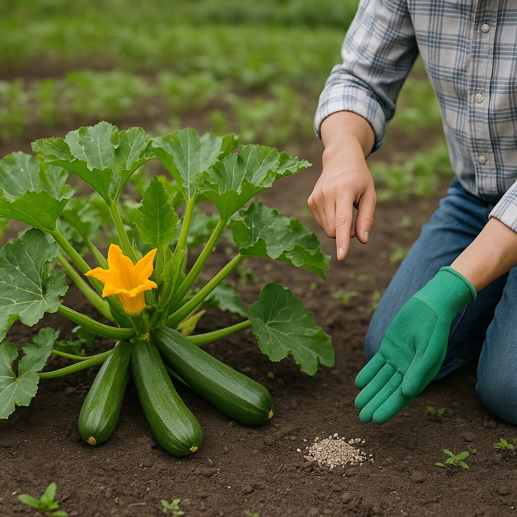 ズッキーニにおける追肥のタイミングと与え方の基本