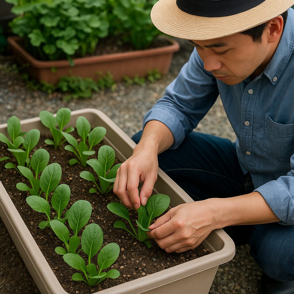 小松菜を間引きしない失敗を防ぐコツ
