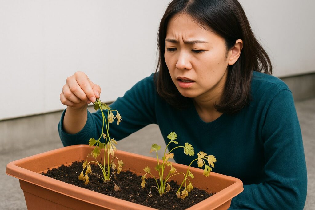 パクチー栽培が難しいと感じる主な原因と失敗例