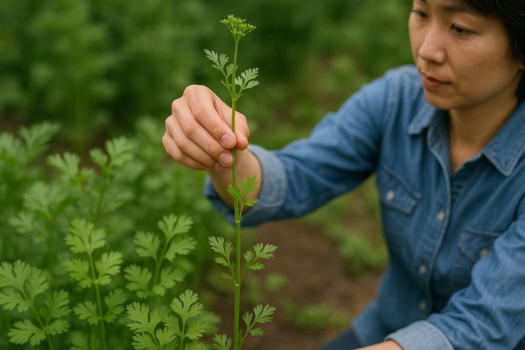 パクチーが育ちすぎる原因と解決方法
