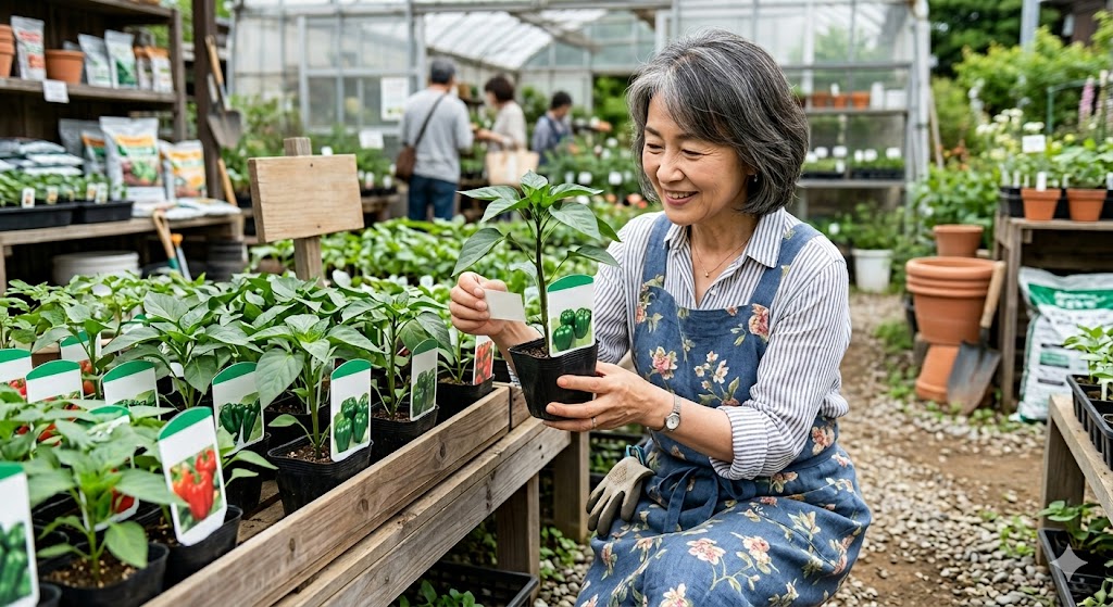 ピーマンの育て方の準備と苗選びのポイント
