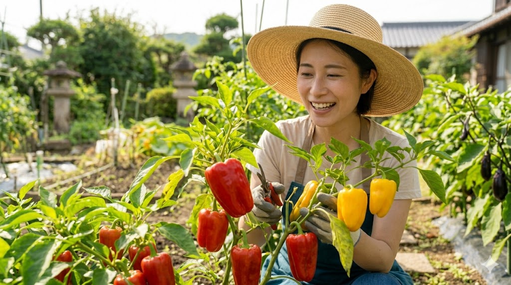 パプリカ栽培で色がつかない時の対策