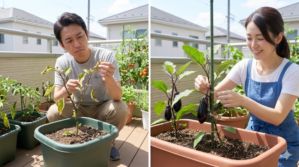 ナスをプランターで育てるのが難しい理由